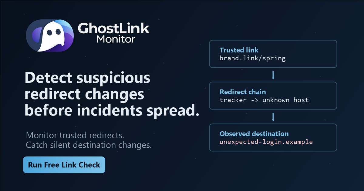 GhostLink Monitoring preview